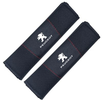 WBZHUSS 2 Piezas Acolchado para cinturón de Seguridad Coche, para Peugeot Rifter 2018-2019 Suave y Cómodo Protector Cinturon Coche Protector Cinturón de Seguridad