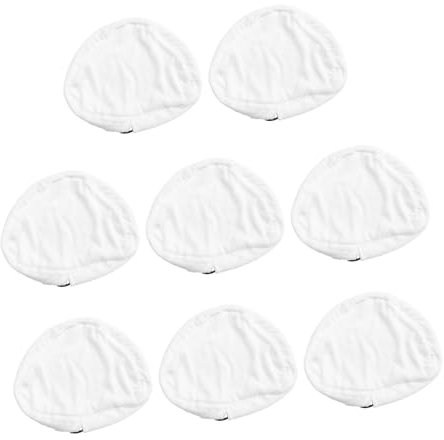 CHILDWEET 8pezzi Panni in Microfibra Per Pulizia Vapore Di Ricambio Lavabili Coperture Per Scopa Vapore Sostituzione Del Panno Originale Adatte Per Pavimenti Duri