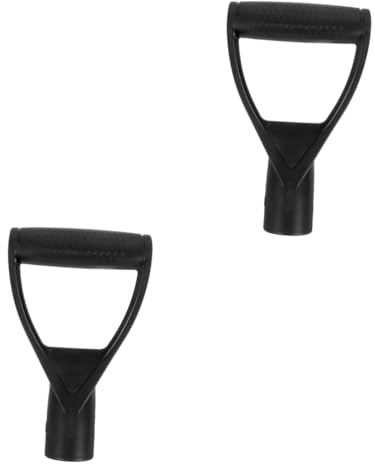 Toddmomy 2 Pièces Manche de D Plastique Durable pour Outils de Jardinage Remplacement Pratique pour Bêche Fourche Installation Simple