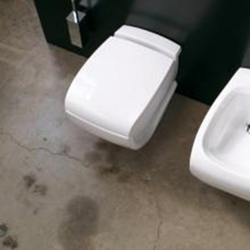 Sanitari Bagno Sospesi moderni design Hi-Line in ceramica Bianca (Coprivaso Frizionato Hi Line)