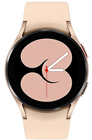 Samsung Galaxy Watch4 Bluetooth, 40 mm, or rose - Montre connectée intelligente, surveillance de la santé, bien-être, sport, IMC, ECG, batterie longue durée – Version FR