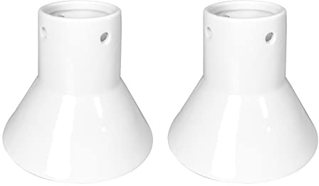 Quantfire Keramik Hühnerbräter Rack, Bierdosenhalter Hühnerständer Vertikales Geflügel BBQ Kochzubehör für Grill, Ofen oder Raucher, 2er Set