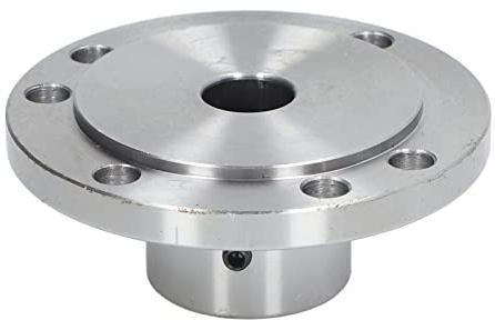 Piastra Frontale per Tornio in Acciaio 100 Mm ， Accessori per Parti del Tornio con Piastra Frontale per Mandrino in Acciaio Al Manganese Alto per K11 100 K12 100 K72 100(25mm/0.98in)