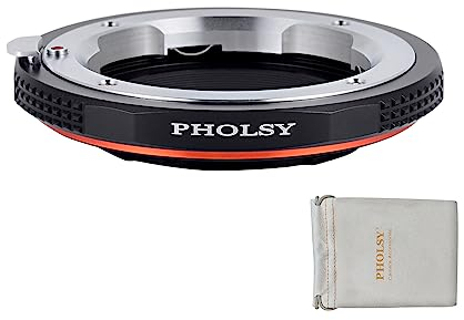 PHOLSY Objektivadapter LM auf MFT Kompatibel mit Leica M LM, Zeiss ZM, Voigtlander VM Objektiv auf M4/3 Micro 4/3 Micro Four Thirds MFT Kameragehäuse Kompatibel mit Olympus Panasonic Lumix Kameras