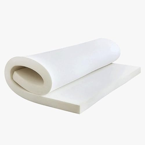 MOTTK Schaumstoff-Kissen Memory-Schwamm für Möbelaustausch,Langlebig Hochdichter Schaumstoffpolsterung Ersatz Sofakissen Sitzkissen Stuhlkissen (3cm dick,180x50cm)