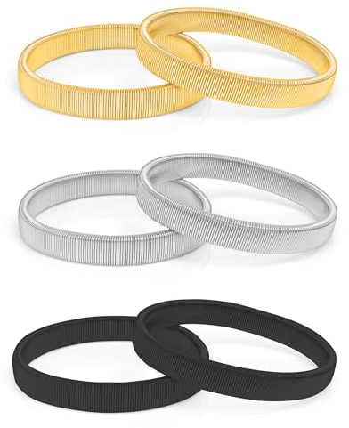 Sleeve Garters,Arm Bands,3 Pair Shirt Sleeve Holders,Anti-Slip Metal Garter Armbands,Suit Accessories for Men,Elastic Adjustable Armbands,Shirt Garter for Men Women,Stretchy Garter,Clothing Keepers,