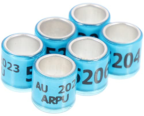 Hühnerbeinring, Vogelfußringe, Ring 100 Stück, Clip, bunt, Identifikation, Kükenband, Vogel, Haushalt, Knöchel, Unterscheidungsringe, Papagei, Geflügel, Wachtel, Taubenbein, Kanarienvogel, Taube, Ba