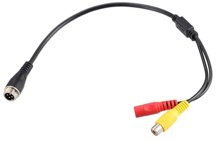 ABSOPRO - Adattatore M12 a 4 pin maschio a RCA AV femmina