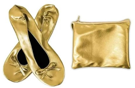 Ballerine da Donna Scarpe da Pasticceria Ballet Flats Viaggiate Piega per Scarpe da Ballo Flats Rollit per Le Scarpe da Festa da Sposa
