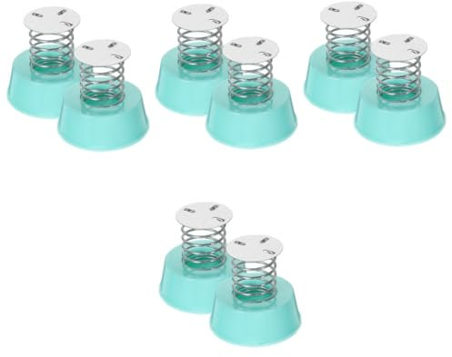 YARNOW 8 STK Federbasis Mit Schüttelkopf Federn Schwingfeder Armaturenbrett-spielzeugfedersockel Spielzeugzubehör Armaturenbrett-tanzspielzeugbasis Frühling Für Puppenfrühling Eisen
