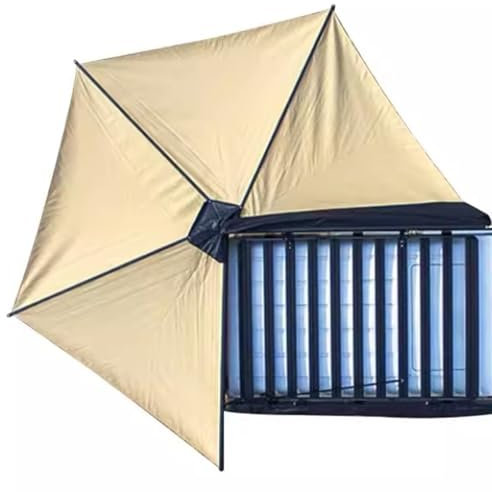 LYXXJRYBHD 270 Awning, Car Tent, Side Awning, Outdoor Awning, Camping Canopy, Car Awning, Portable Awning, for Truck, Van, Campers(Yellow,98.4in/250cm)