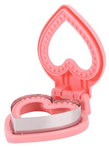 Zuasdvnk Sandwichschneider und Versiegelungsgerät,Sandwichbrotkantenschneider,Frühstücks-Toastschneider im Herz-Design, Edelstahl - Picknick-Ausstecher für Kinder, Frühstückstoast