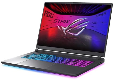 ASUS ROG Strix G18 18 Gaming Laptop 2025, NVIDIA GeForce RTX 5080, Intel Ultra 9 275HX, 18 ROG Nebula 2.5K 240Hz, 64GB DDR5 RAM, 2TB SSD, Wi-Fi 7, Backlit KB, Windows 11 Pro & Lifetime Office