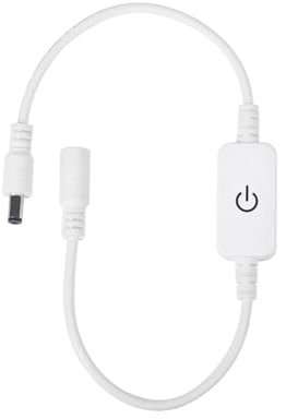 DC12-24V 4A Dimmer LED Touch Dimming Regolazione della luminosità Interruttore on/off del controller della striscia luminosa a LED monocromatica(Touch dimmer-W)