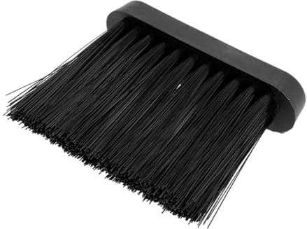 Kaminbürsten Ersatzkopf im Europäischen Stil, Schwarz Kunststoff