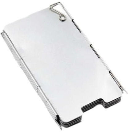predolo Parabrezza per Fornello a Gas, Paravento Pieghevole, Paravento Pieghevole, Paravento per Picnic, Barbecue, Cucina