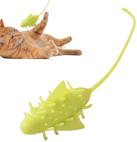 Juguetes Interactivos Para Gatos,Juguete Eléctrico De Ejercicio Para Mascotas | Alivio Inteligente Recargable Para Aburrimiento, Ejercicio y Juego Individual En Interior o Exterior Para Gatitos