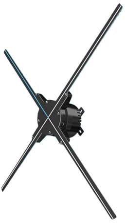 JHXHFJXZ Proyector holográfico 3D de 25,6 Pulgadas y 65 cm, 4K, con luz LED WiFi for decoración de Eventos y Bodas. Vídeo fácil de Cambiar