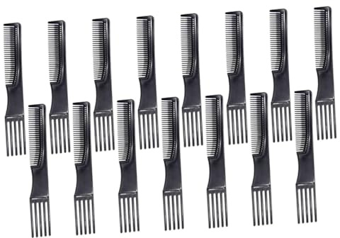 VALICLUD 15pezzi Pettine per Capelli Professionale Pettine da Parrucchiere Ergonomico per Styling dei Capelli Portatile per Taglio dei Adatto per Uso da Barbiere e Domestico Realizzato