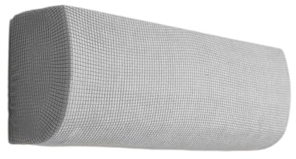 Housse Anti-poussière Murale Pour Climatiseur D'intérieur (88-110 Cm) – Lavable En Machine, Extensible, Ourlet Et Joint Élastiques, Facile À Mettre Enlever, Protège Des Débris(Gray,90-110cm)