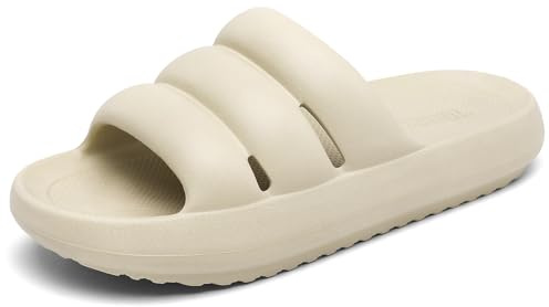 Tmaza Claquettes Femme Chaussons Nuage Kaki 38