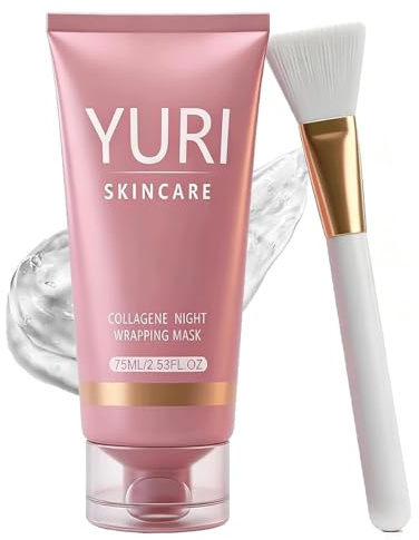 Collagen Night Wrapping Mask, Koreansk Hudvård Collagen Overnight Glas Skin Peel Off Ansiktsmask, Minska Fina Linjer Och Tråkighet. (1PC)