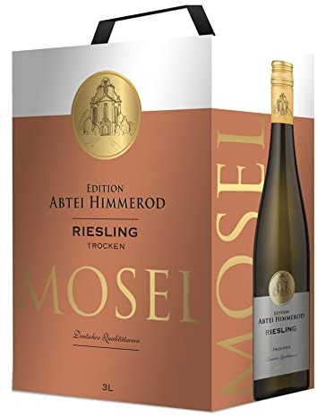 ABTEI HIMMEROD - Riesling Trocken - Weisswein Bag-In-Box - Herkunft : Mosel, Deutschland (1 x 3 l)