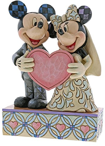 Disney Traditions Two Souls One Heart Wedding Figurine, 130 x 60 x 180 cm