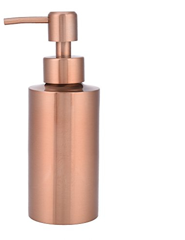 304 Edelstahl Rose Gold Seife Flasche, Küche Badezimmer Arbeitsplatte Handpumpe Flüssigseife Flasche(250ml)