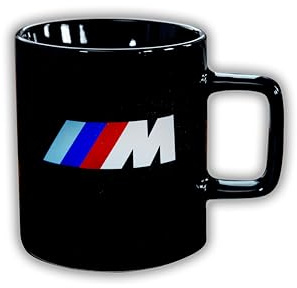 BMW M Logo Tasse NEU Schwarz Becher Kaffeebecher, 350 ml, Porzellan M Perfomance