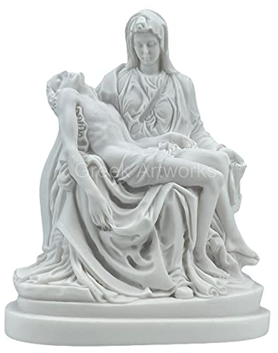 Klassische Pietà-Skulptur Jesus Christus und Mutter Maria Madonna Petersdom Vatikanstadt Skulptur Statue aus gegossenem Marmor