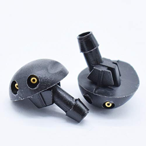 Acmxk Wischer-Wasch-DüSen FüR Renault Megane MK1 1995-2002 Sandero Duster FüR Dacia Logan 2004-2011, ScheibenwaschdüSen 2 StüCk, Schwarz