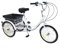 SHZICMY 20 Zoll Dreirad Für Erwachsene, 3 Rad Fahrrad Dreirad mit Einkaufskorb, Dreirad Trike Bike Radfahren ür Erwachsene und Senioren