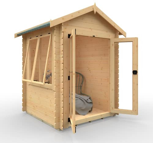 TigerFlex Zora Log Cabin Timber Summerhouse, Office, Storage Facilty 19mm 6 x 6 ft