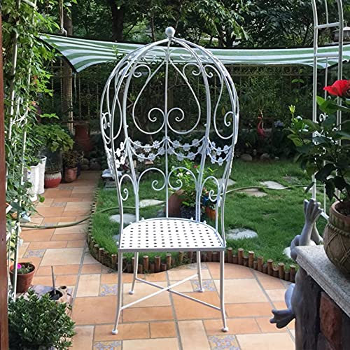 JOZZY Banc de Jardin,Arches de Jardin de Roses avec bancs, Pavillons de Jardin extérieurs, Arches de Jardin avec diverses Plantes grimpantes, pergola pergola Rose, chaises de Jardin décoratives po