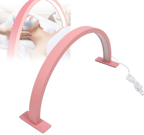 Nagel-Schreibtischlampe, 25 W, 3000 K Bis 6500 K, LED-Licht, Einstellbare Helligkeit, Höhe für Wimpernverlängerungen, Nagelkunst, Schönheit, Kosmetikerin, Tattoo-Künstler (EU-Stecker)
