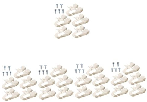 Hemobllo 25sets Ganci Per Cintura Acciaio Multifunzionali Con Viti Clip Per Utensili Elettrici Facile Da Installare e Compatibile Con Trapani Elettrici e Modelli Di Impatto