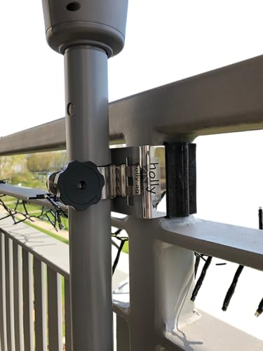 4 X KATZENNETZE - BALKONHALTER - Edelstahl 50 mm ø - Made Baden WÜRTTEMBERG