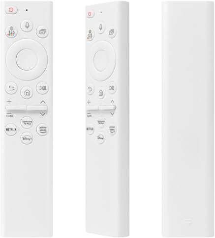 Neue Sprachfernbedienung Fit für Samsung Smart TV, YiBiChin BN59-01391A RMCSPB1EP1 Ersatz-Fernbedienung Kompatibel mit 2021-2023 Samsung Curved Frame QLED LCD 8K 4K TVs, mit Sprachfunktion