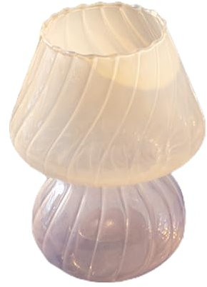 BaoFufc Vaso da fiori a forma di fungo, vaso in vetro trasparente, bottiglia idroponica, decorazione da scrivania, ornamento per coltura idroponica