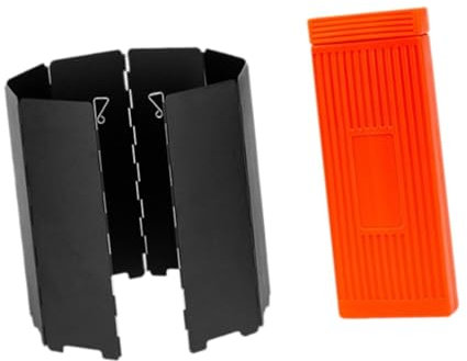 predolo Paravento per Fornelli da Campeggio E Grill, Nero