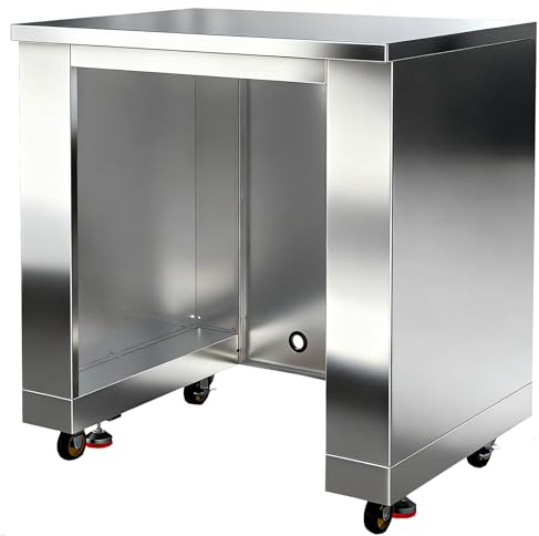 BODEGA 24Inch Stainless-Steel Outdoor Kitchen Cabinet for Beverage Refrigerator,freestanding & Under Counter Kitchen Appliance Cabinets Module is Designed to UnderCounter Beverage Cooler