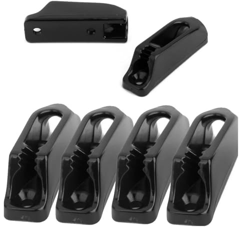 AQXYWAZQ 6PC Kanu Nylon Self-Lock Seil Schnur Spanner Runner Anchor Jam Cleat 6PCs(6 Pieces)