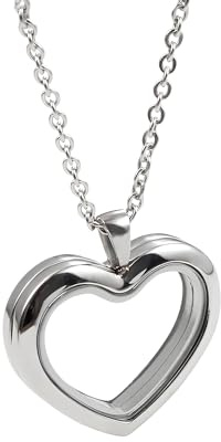 Collar con medallón de corazón de plata de ley 925 para mujer, colgante con foto de forma clásica para pareja, collar con imagen, que sostiene imágenes