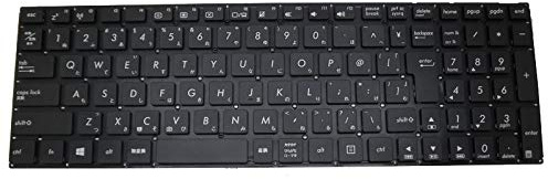 RTDpart Teclado para portátil ASUS P551 P551CA R512 R512CA R512MA negro sin marco JP Japón