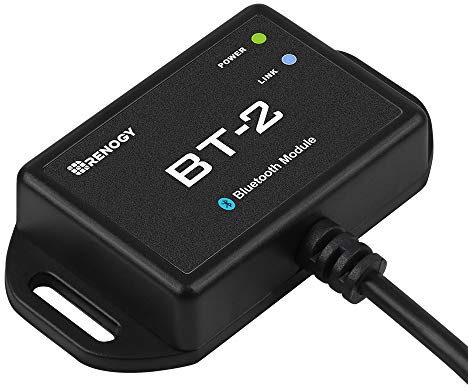 Renogy Bluetooth Module with RJ45 Communication Port, Monitoring via Smartphone for Solar Charge Controller(Rover Elite20-40) Smart Lithium Batteries and Inverter Chargers