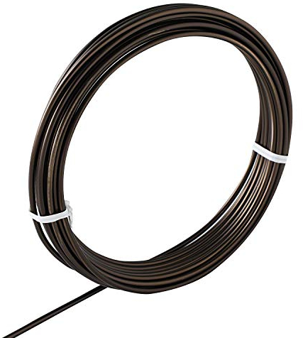 Wazakura Filo per Addestramento Bonsai in Alluminio 3mm 150g Fatto in Giappone, Filo Giapponese per Bonsai per la Modellatura di Rami e Tronchi - Marrone (3mm)
