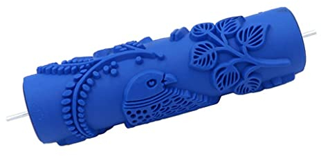 predolo Neue Gummi Farbwalze, 33 Cm, Drinnen/draußen, für handwerklicher, Wanddekoration, Kein Griff