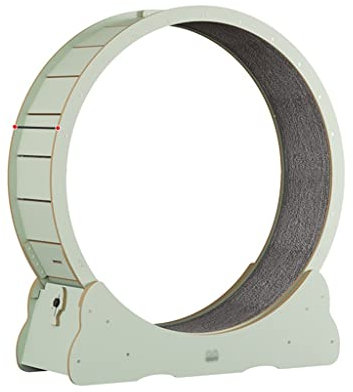 Holz-Katzenlaufrad for den Innenbereich, Laufrad for große, mittelgroße und kleine Haustierkatzen, extrem leises Laufhaustier, Katzenspielzeug, Katzenlaufband mit Verriegelung, Fitness-Gerät zur Gewic