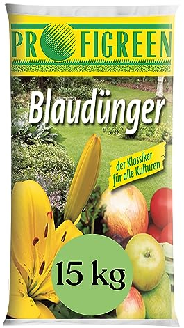 Blaudünger 15 kg Beutel NPK-Dünger - für kraftvolles Wachstum, hohe Ernteerträge und üppige Blütenpracht - Ideal für alle Kulturpflanzen